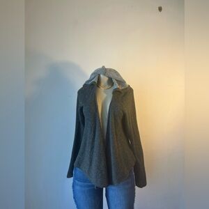 Grey Volcom Cardigan Hoodie